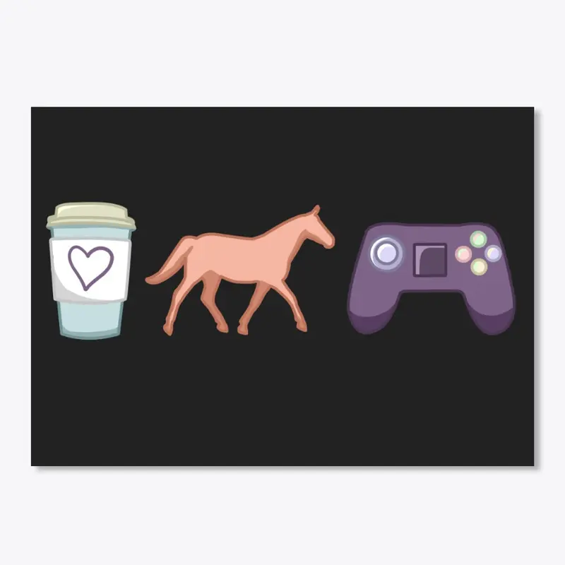 Coffee, Horses, Games in Color